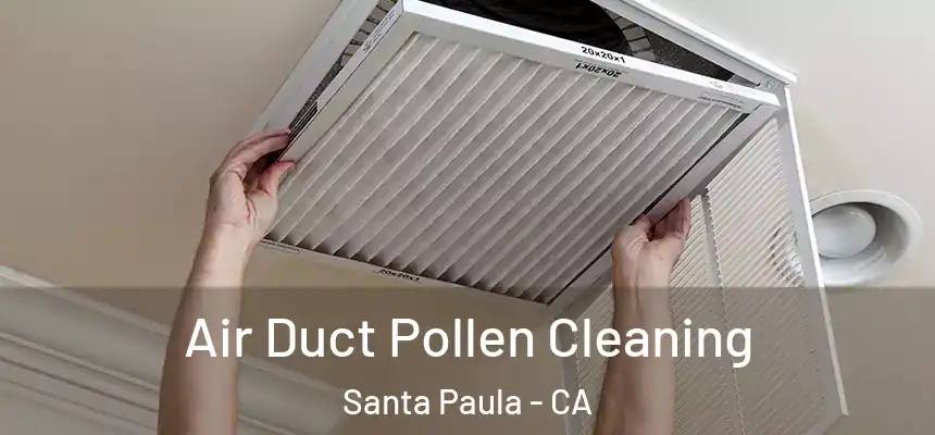 Air Duct Pollen Cleaning Santa Paula - CA