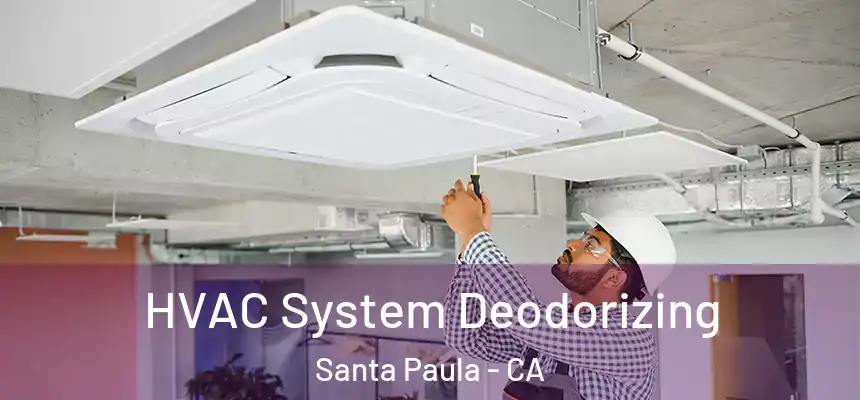  HVAC System Deodorizing Santa Paula - CA